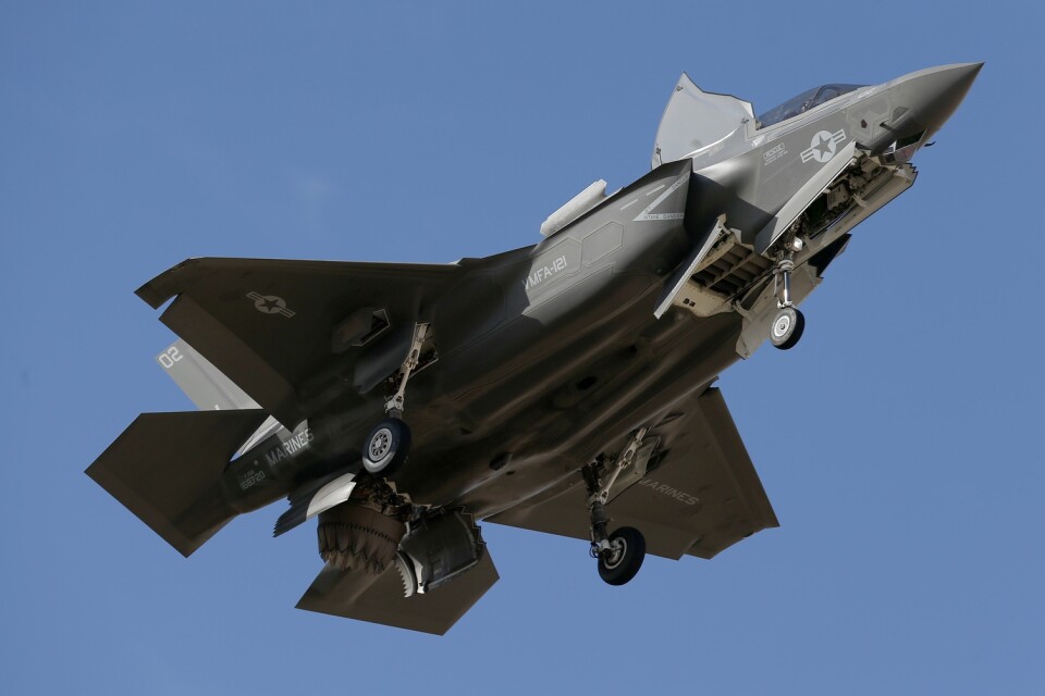 Lockheeds vinst ökar med draghjälp från affärsområdet Aeronautics, som tillverkar stridsflygplanet F-35. Arkivbild