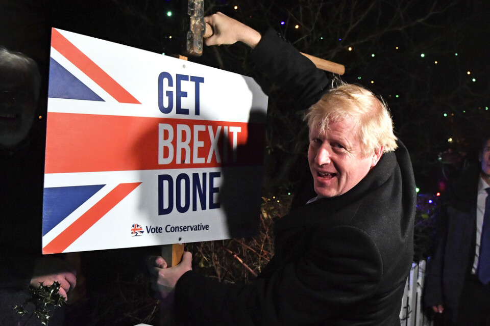 Storbritanniens premiärminister Boris Johnson har länge varit drivande i arbetet med att koppla loss landet från EU. Arkivfoto.