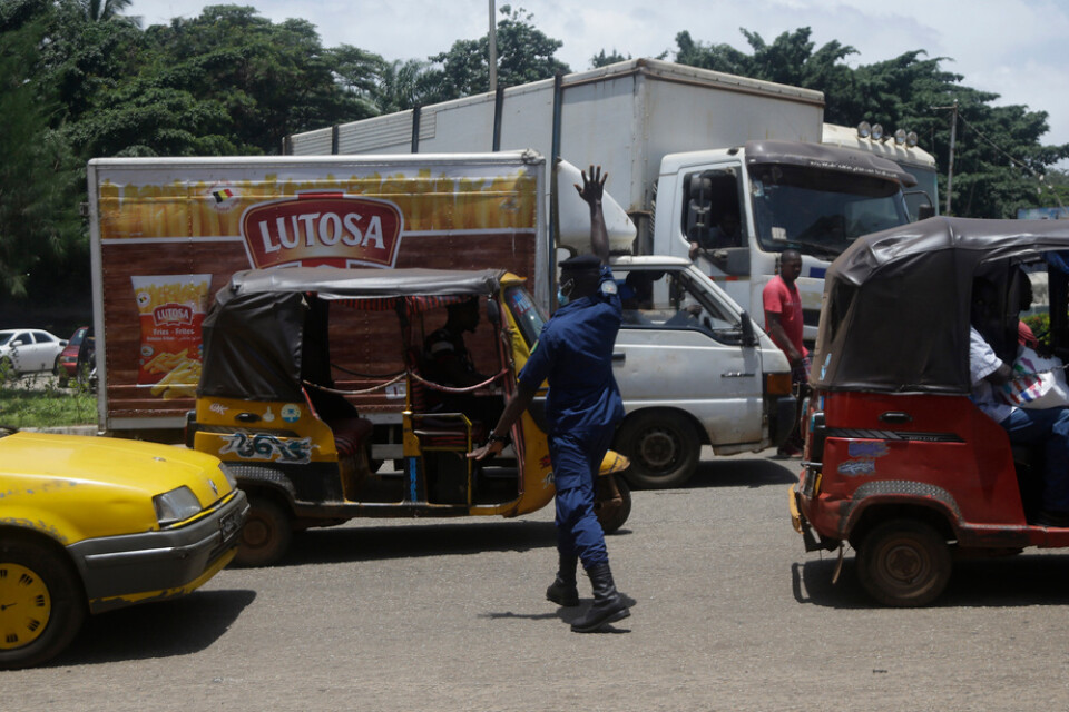 Trafikläget i Guinea är stundtals kaotiskt. Arkivbild.
