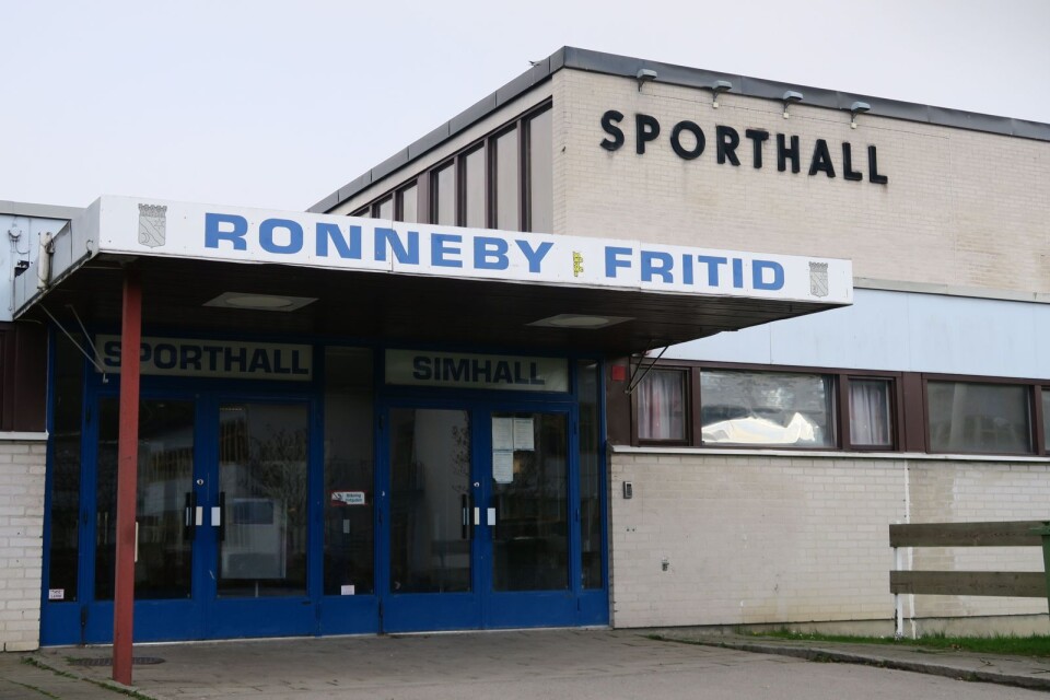 Ronneby sporthall kommer att vara låst under kvällar och helger.