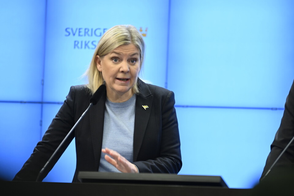 Socialdemokraternas partiordförande Magdalena Andersson. Arkivbild.