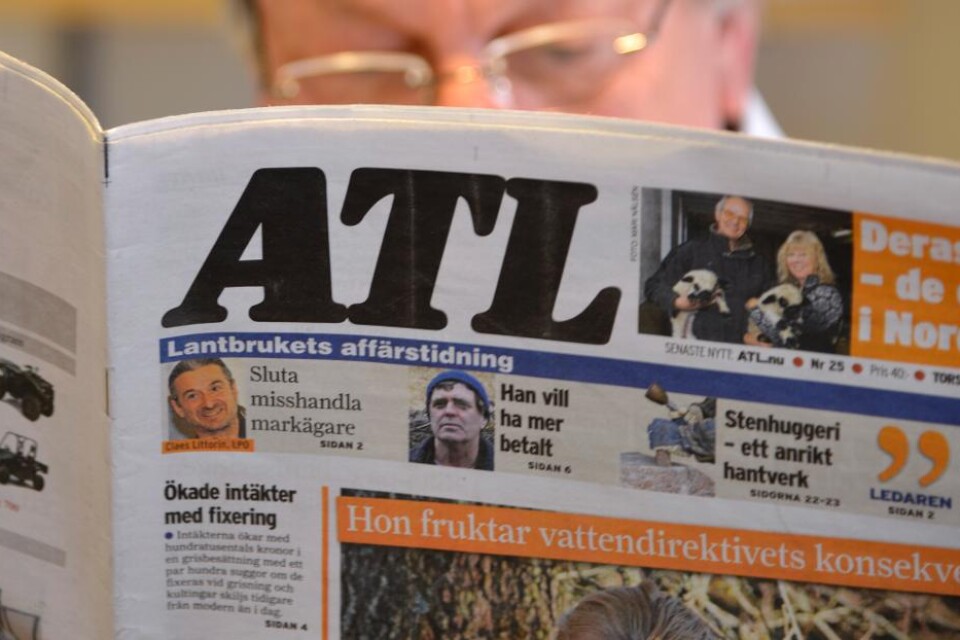 Bara två av ett 50-tal anställda på lantbrukstidningen ATL i Malmö är beredda att flytta med då LRF Media centraliserar sina redaktioner på ATL, ATL Magasinet, Lantmannen och Skogsägaren till Stockholm. Resten av medarbetarna är uppsagda från den 15 maj
