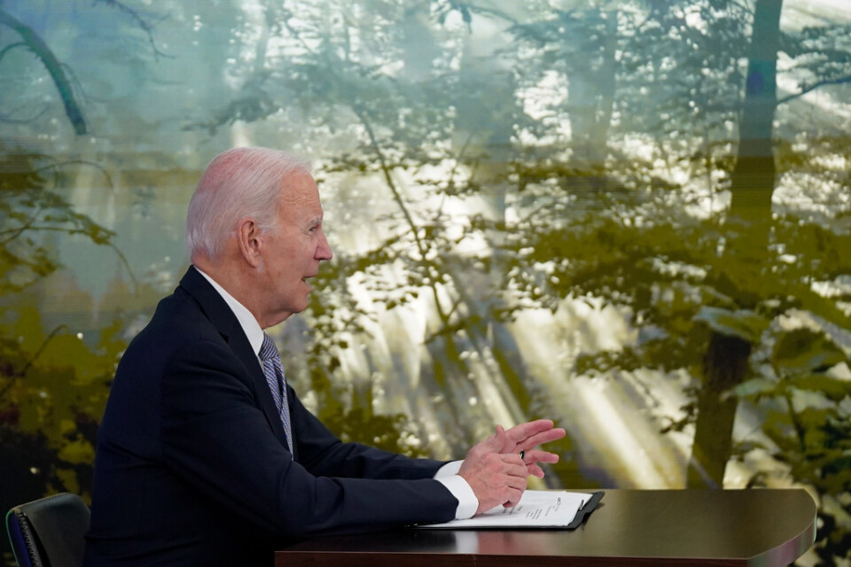 Demokraten Joe Biden försöker försöker göra USA lite grönare. Arkivbild.