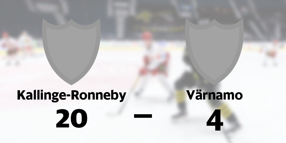 Kallinge-Ronneby upp i topp efter seger