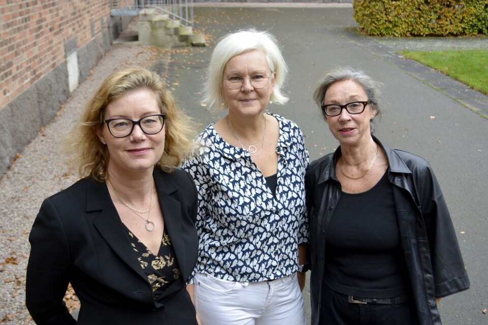 Förhoppningen är att skapa bättre förutsättningar för vårdpersonal att möta sorg hos vårdtagare enligt Anne-Lie Larsson, Ingela Beck och Ann-Christin Janlöv.