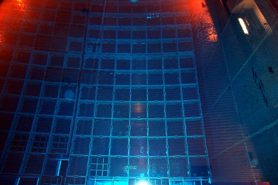 Clab, Centralt mellanlager för använt kärnbränsle vid Oskarshamns kärnkraftverk.