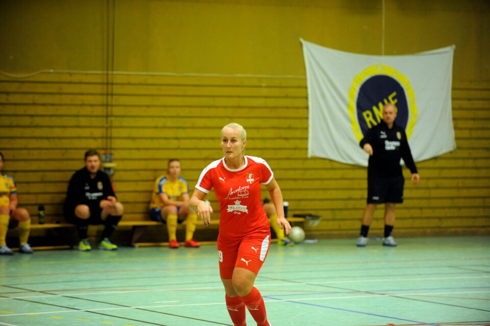 Moa Westerlund gjorde två av målen i semifinalen.