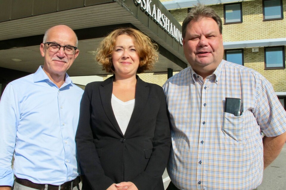 Anders Henriksson, Lejla Bajraktarevic och Peter Wretlund presenterade S personalpolitiska program.
