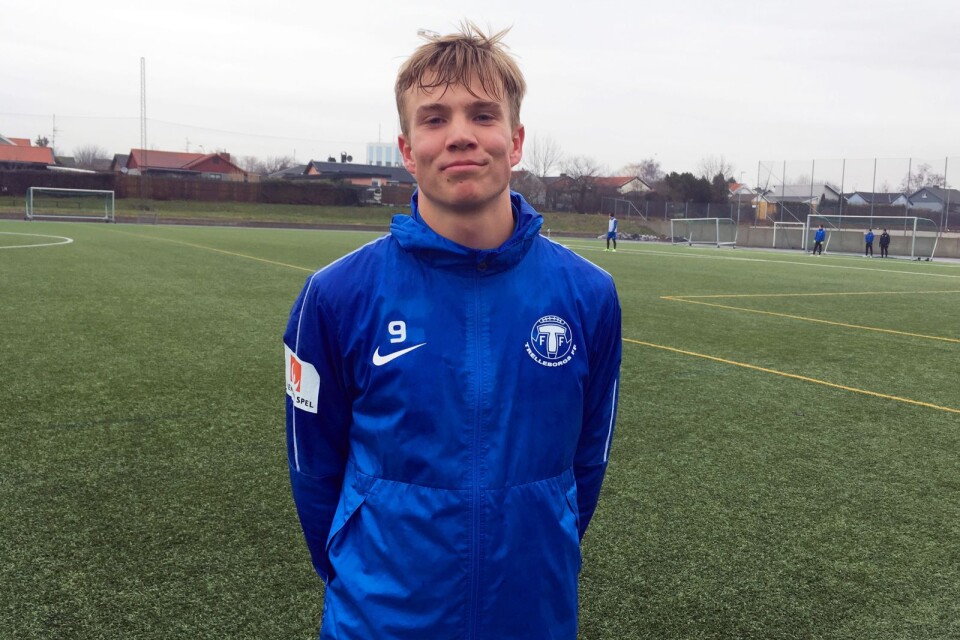 Niklas Vesterlund är klar för TFF. På torsdagen gjorde han sin första träning som TFF-spelare.