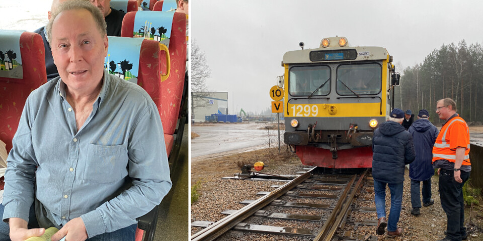 Snabbvisit i Osby för tågentusiaster: ”Vi ville få tillbaka tågen”