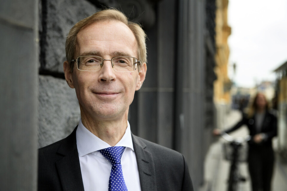 Robert Bergqvist, SEB:s chefsekonom, är försiktigt optimistisk till att ekonomin nu kan stabiliseras. Arkivbild.