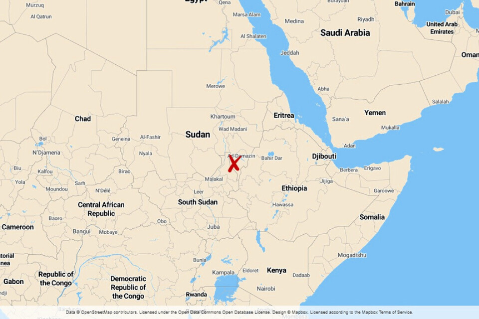 Dammolyckan skedde i sydöstra Sudan, nära gränsen till Etiopien.