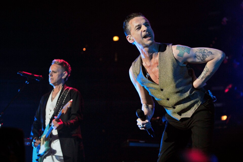 Martin Gore och Dave Gahan från Depeche Mode.