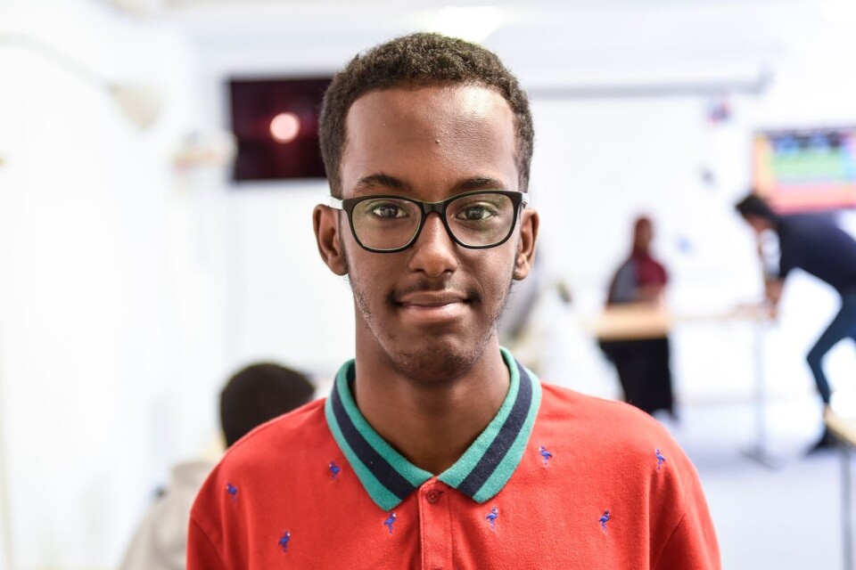 ”Ingvar's support has been very helpful for me. I think I've improved in maths and physics”, says Salman Mohamed.