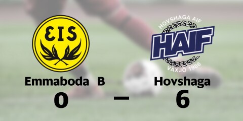 Emmaboda IS B förlorade mot Hovshaga AIF