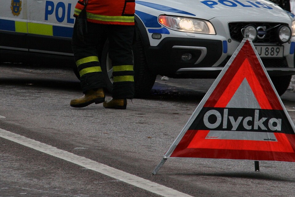 Trafikolycka i Byxelkrok.