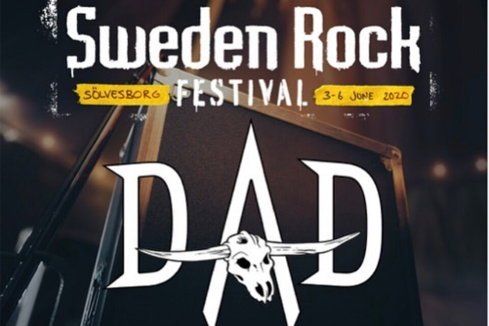 Det danska bandet D-A-D bekräftar nu på sitt Instagramkonto att bandet kommer att spela på Sweden Rock i sommar.