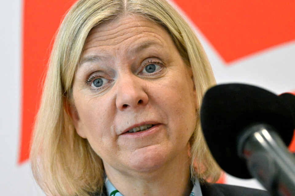 Socialdemokraternas partiordförande Magdalena Andersson (S).