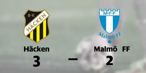BK Häcken vann mot Malmö FF