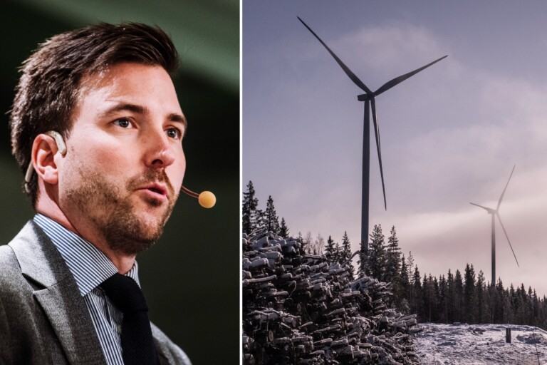Förslag: Patric Åberg (M) borde ta täten för debatt om vindkraft