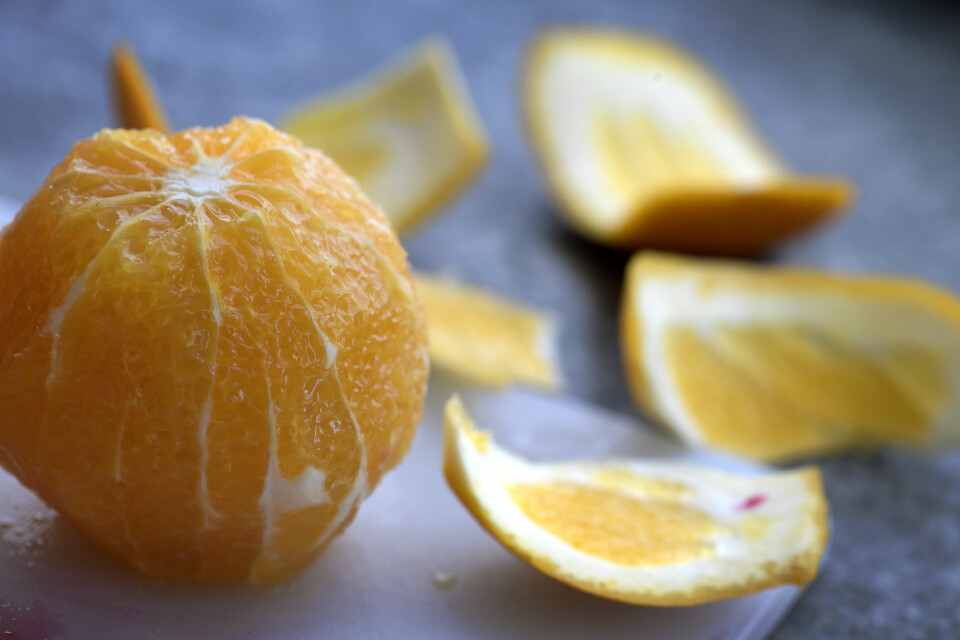 I var femte citrusfrukt finns spår av bekämpningsmedlet klorpyrifos, enligt Livsmedelsverkets kontroller. Arkivbild.
