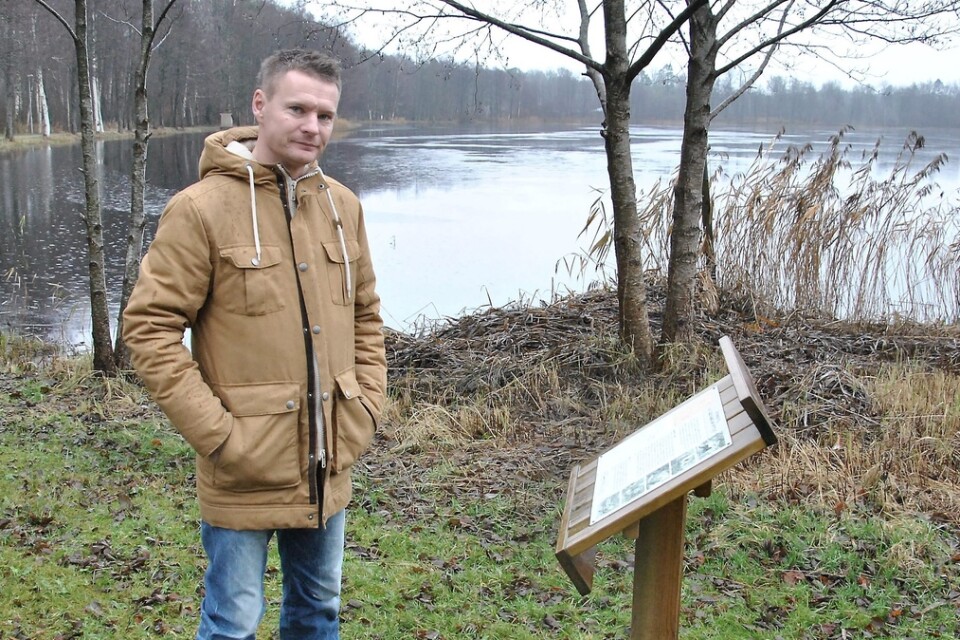 Krister Dagneryd, ordförande i Lillasjöns naturvårdsförening, Hästveda