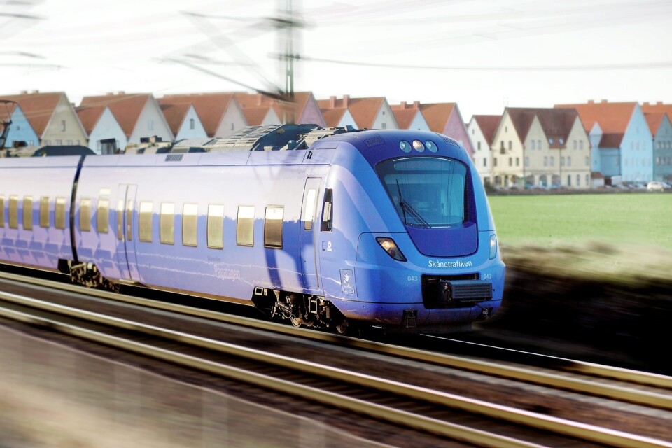 Alstom tar över underhållet av Pågatågen.                                                                                                                     Foto: Johan Hjertström/Region Skåne