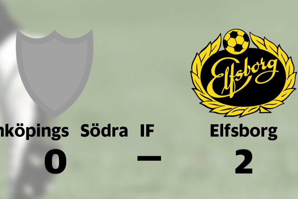 Elfsborg slog Jönköpings Södra IF på bortaplan