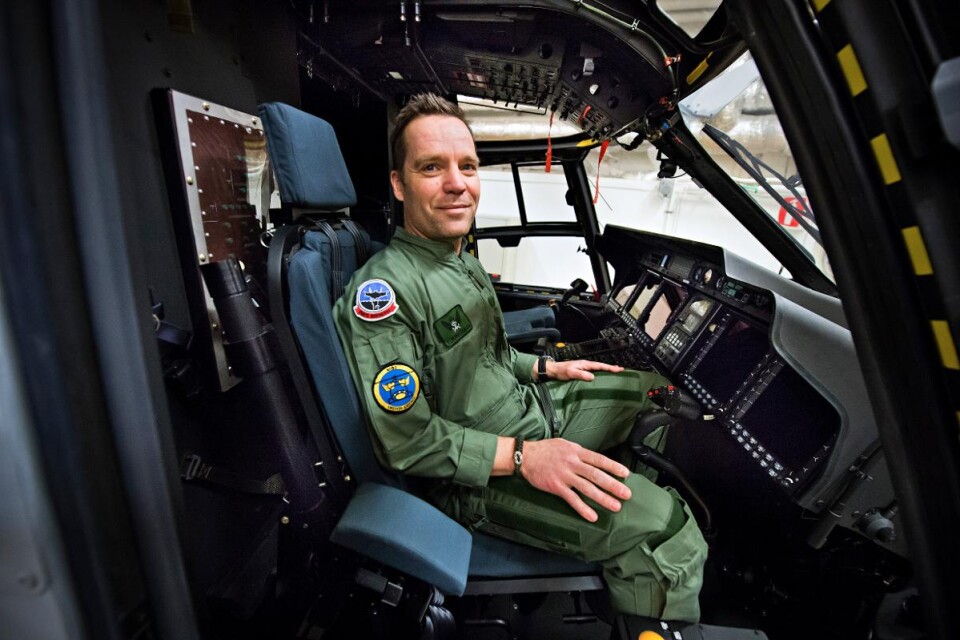 Ett väldigt bra helikoptersystem, konstaterar pilot Anders Ljungman. Foto: Mattias Mattisson