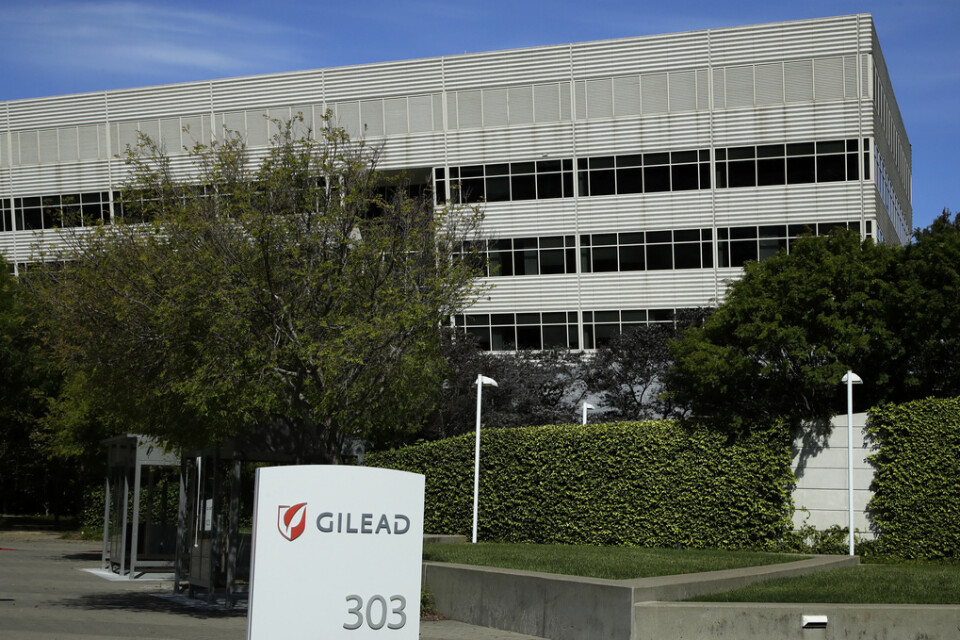 Läkemedelstillverkaren Gileads huvudkontor i Foster City, Kalifornien. Arkivbild.