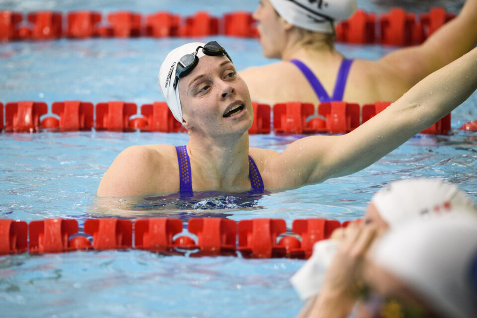 OS-klara Louise Hansson är en av 24 simmare i den svenska truppen till EM i simning i maj.