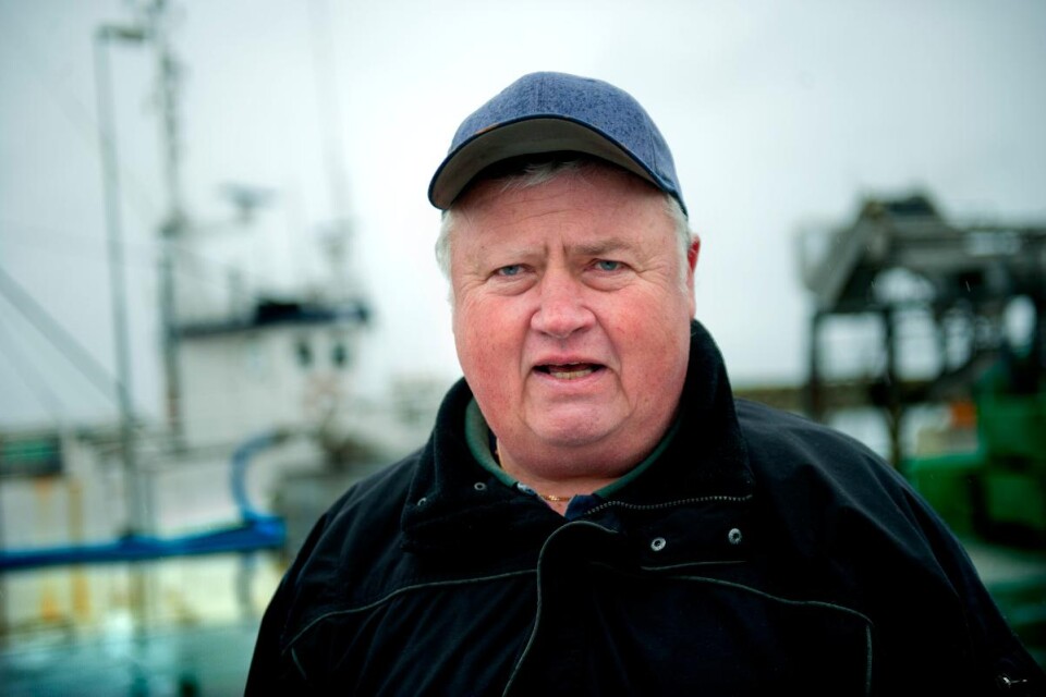 Lennart Arvidsson, ordförande i den ekonomiska föreningen Nogersunds isförsäljning. Foto: Gunnel Persson