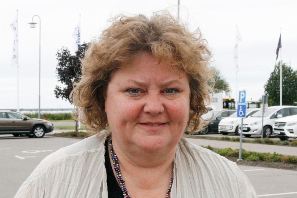 Åsa Bigelius är centrumledare i Ölands Köpstad. För henne är tiggarna ett problem. ”De borde hålla sig till platser där det är tillåtet att sitta och inte komma in i gallerian”.