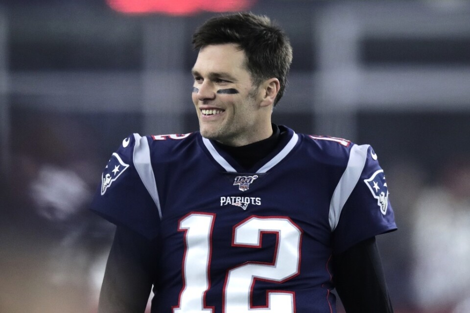 Tom Brady lämnar New England Patriots efter 20 år. Arkivbild.