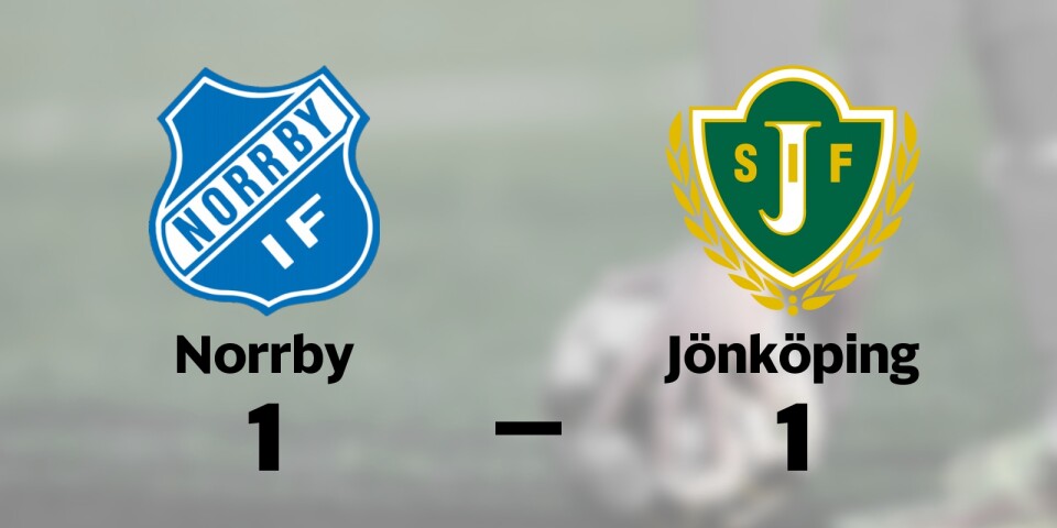 Norrby och Jönköping delade på poängen