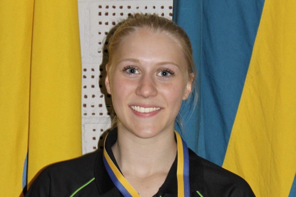 BS Hässles Ottilia Gunnarsson krönte våren med ett SM-brons i klassen för 17-21-åringar. FOTO: PRIVAT