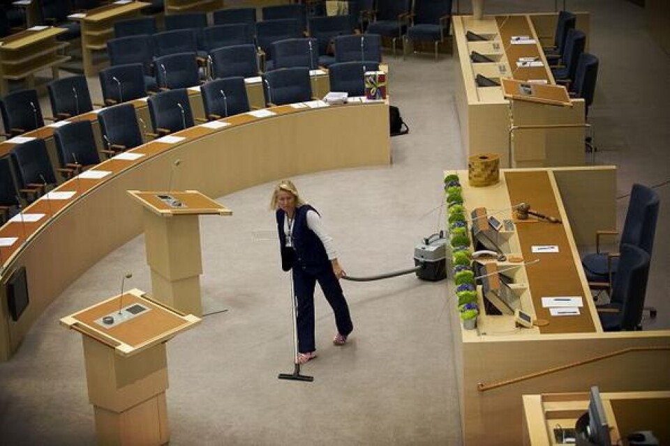 SD har tagit sig in i Sveriges riksdag. Ett faktum som engagerar många. Arkivbild: Anders Wiklund/Scanpix