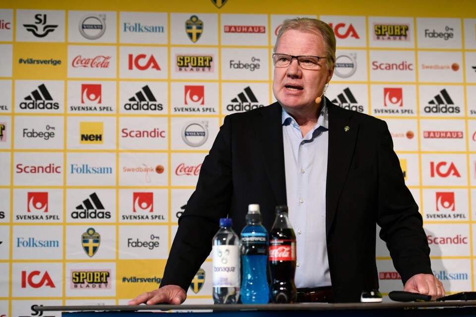 Karl-Erik Nilsson, ordförande för Svenska Fotbollförbundet.
