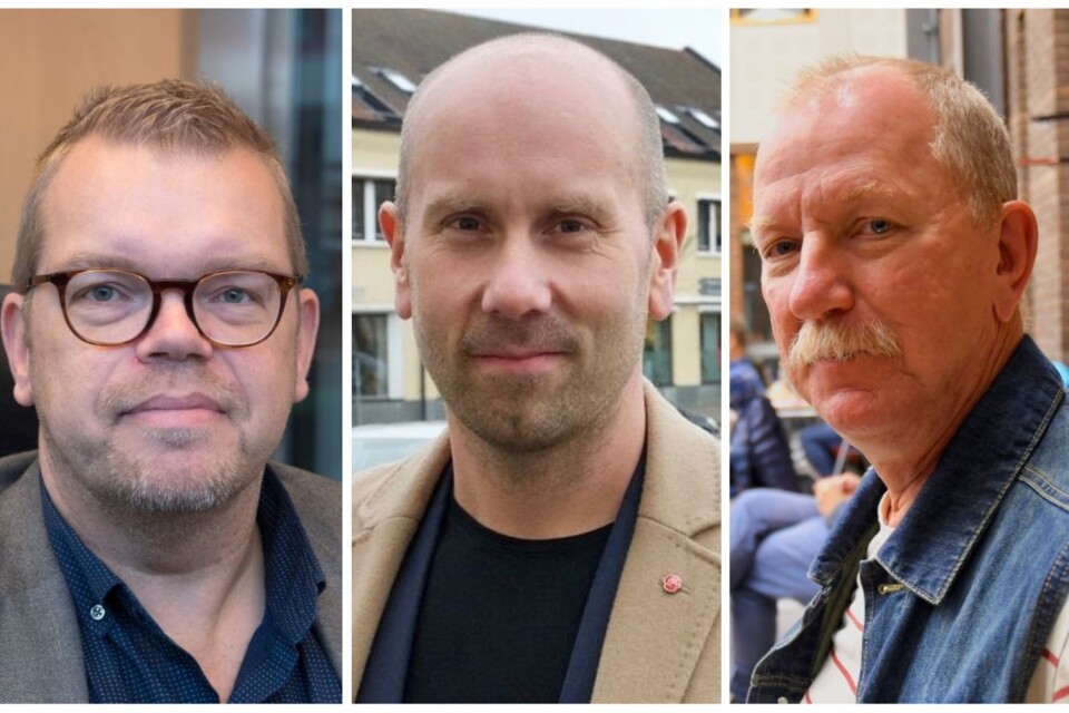 Martin Edberg, Tomas Thornell och Gunnar Storbjörk är tre av politikerna från Socialdemokraterna i Växjö som skrivit under insändaren.