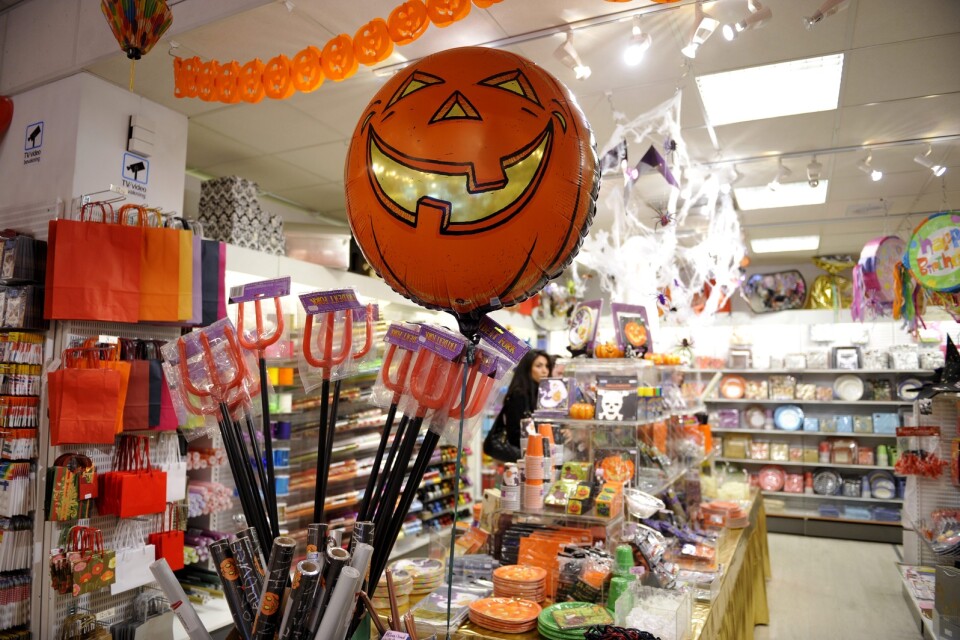 Försäljningen av halloweenpynt har ökat explosionsartat i år. Arkivbild.