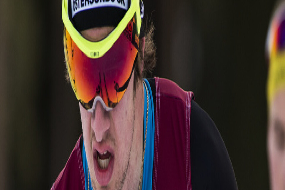 Oskar Kardin, här under skid-SM 2016, tog sin första seger i långloppscupen på lördagen. Arkivbild.