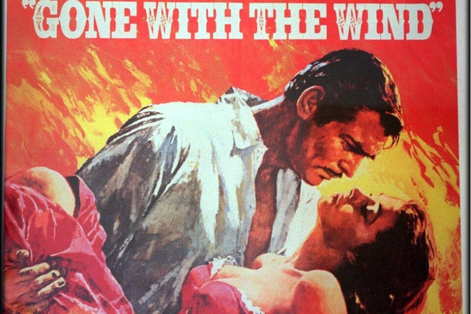 I filmatiseringen av ”Borta med vinden” spelade Clark Gable och Vivien Leigh huvudrollerna.