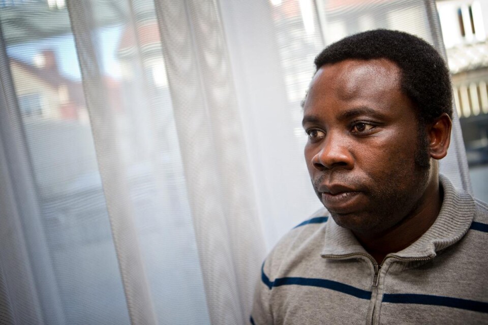 Remy Ndayishimiye Gahutu kom till Kalmar för nio månader sedan. Hans far och syster mördades och deras mamma är försvunnen sedan flera år. Foto: Paul Madej