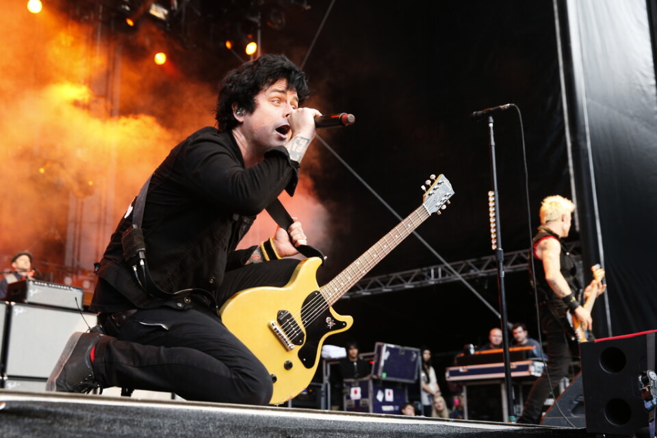 Green Day kommer till Stockholm i maj. Arkivbild.