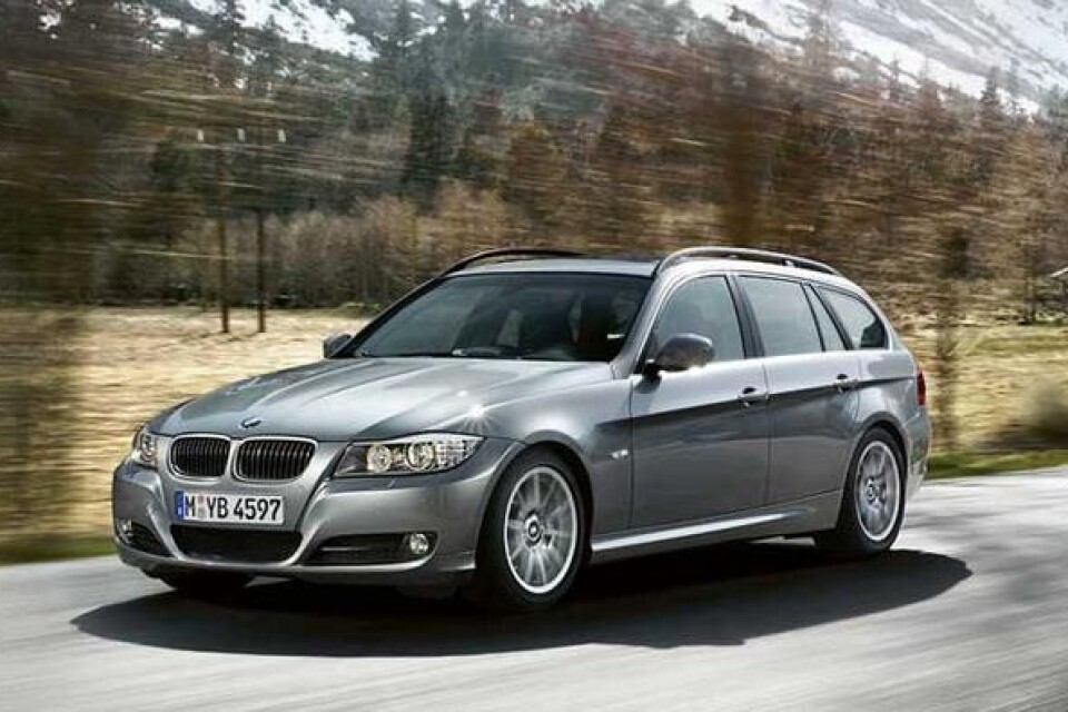 BMW 3-serie i kombiutförande blir miljöbil våren 2010.