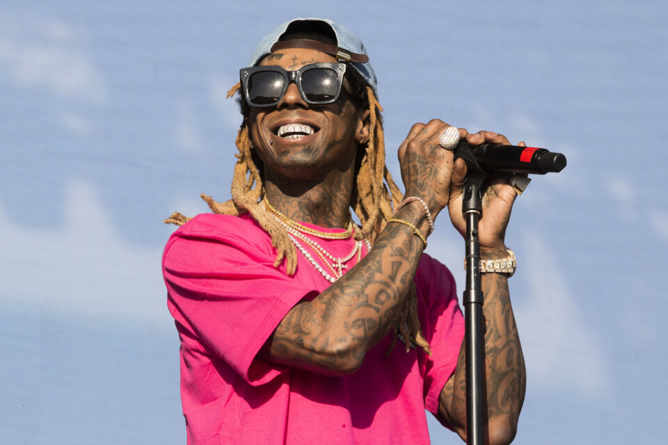 Den amerikanske rapstjärnan Lil Wayne släpper singel med Youtubestjärnan KSI. Arkivbild.
