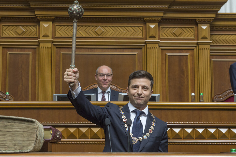 Ukrainas nye president Volodymyr Zelenskyj.