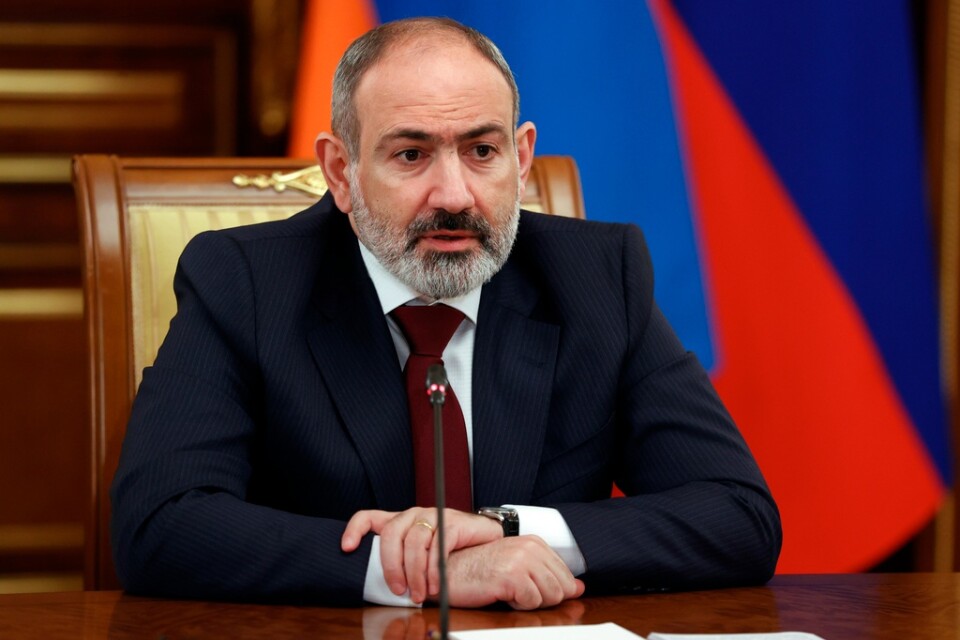 Armeniens premiärminister Nikol Pasjinjan. Arkivbild.