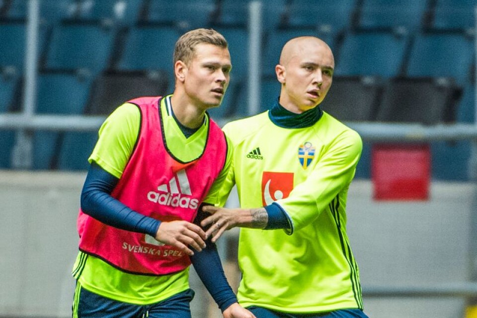 Viktor Claesson och Sebastian Holmén.