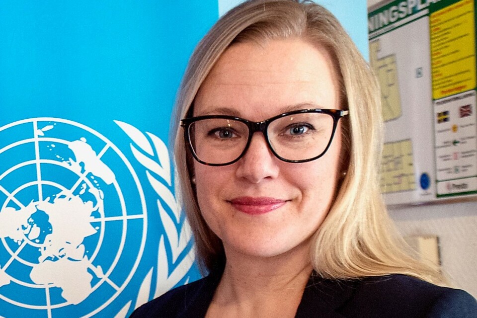 Svenska FN-förbundets ordförande Annelie Börjesson.